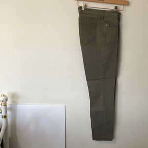 BUFFALO DAVID BITTON green ankle jeans Size 8/29 Havana high rise soft stretch
